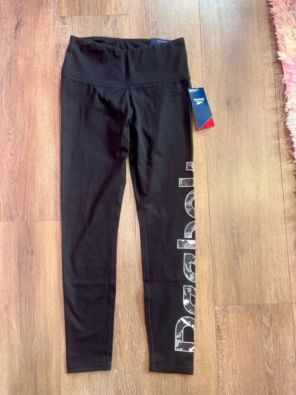Reebok ladies black high rise explosive powerplay leggings NWT! Size S - Picture 2 of 9